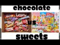 One Can't Exist: Chocolate vs Sweets