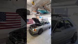 Subaru Impreza Oil Change & Cold Start #subaru #shorts #gf4wagon #gf4 #gc8 #subiegang #subaruimpreza