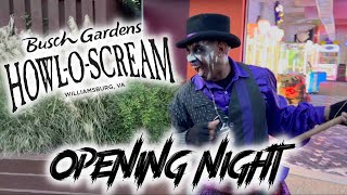 Howl-O-Scream 2023 Opening Night | INSIDE THE HOUSES at Busch Gardens Williamsburg