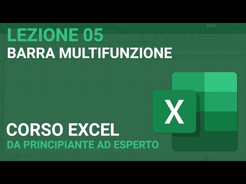 Video: Dov'è la barra degli strumenti standard in Excel?