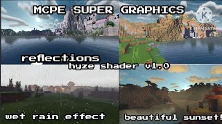 hyze shader v1.0 (beautiful and realistic)(shader for mcpe patch 1.20)