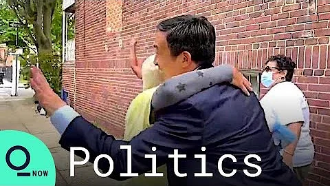 NYC Mayor Race: Andrew Yang Greets Bronx Supporters as Polls Open