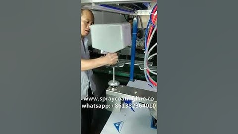 single axis 180° rotate automatic spray coating painting machine