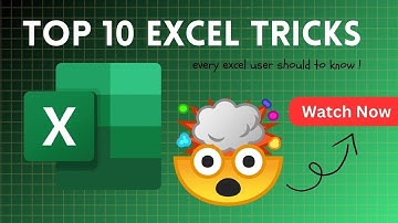 Top 10 Microsoft Excel tricks | Excel Explains