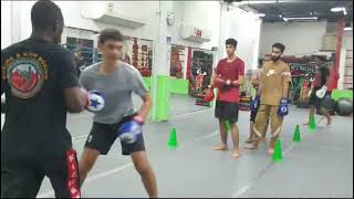 Relay Time On Pads  🥊#boxing #mma #share #shorts