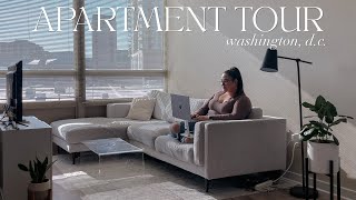 MY APARTMENT TOUR | 1bed in Washington, DC (my first apartment living alone)