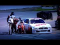 Nascar jack slip nearly crushes pit crew