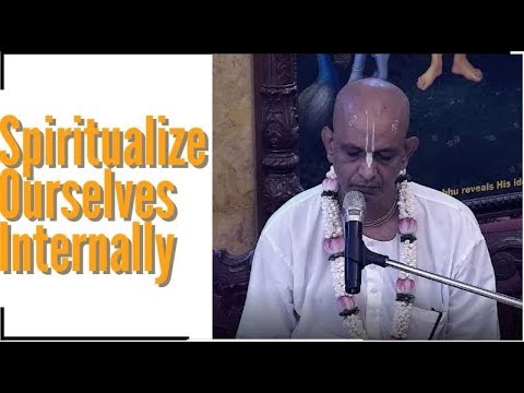 Shankhadhari Prabhu Lecture on Spiritualize Ourselves Internally - YouTube