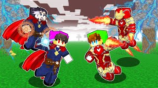 IRON MAN vs DR.STRANGE In Minecraft | TINALO KO SI DR.STRANGE GAMIT ANG IRON MAN SUIT!!