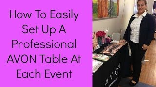 AVON Representative Shares How To Easily Set Up A Professional AVON Table Event screenshot 4