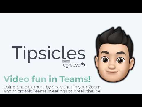 Video Regroove Tipsicle - Break the ice in Microsoft Teams... - youtube