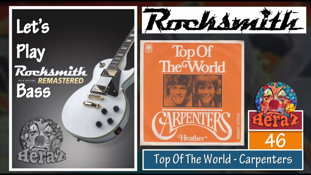Top Of The World Carpenters (bass) Rocksmith 2014 CDLC YouTube