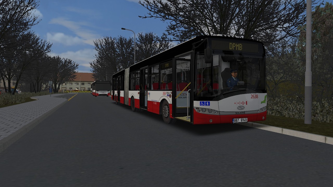 OMSI 2 8# | Mapa Brno Líšeň - Linka 55 | Solaris urbino 18 III