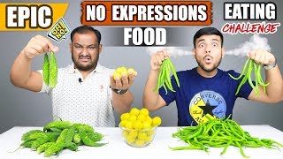 EPIC NO EXPRESSIONS FOOD EATING CHALLENGE | Lemon Challenge | Eating Competition | Food Challenge