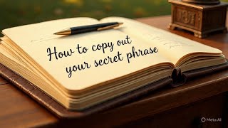 How to see your secret phrase in trust wallet.