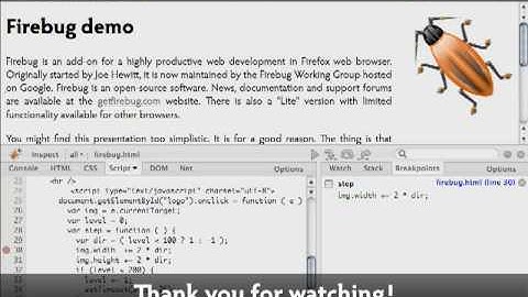 Firebug tutorial