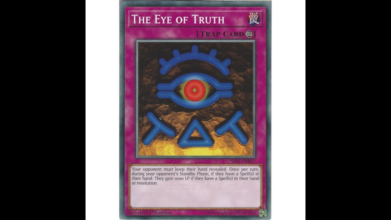 The eye of truth chiến thuật mất dạy nhất Yugioh - YouTube