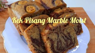 Kek Pisang Marble Kukus Moist Tanpa Mixer Sukatan Cawan Versi Kak Ani