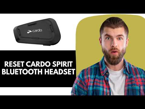 How To Hard Reset Cardo Spirit Bluetooth Headset