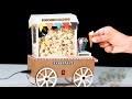 How To Make Electric Popcorn Machine From Cardboard And Can! DIY Vintage Table Popcorn Maker