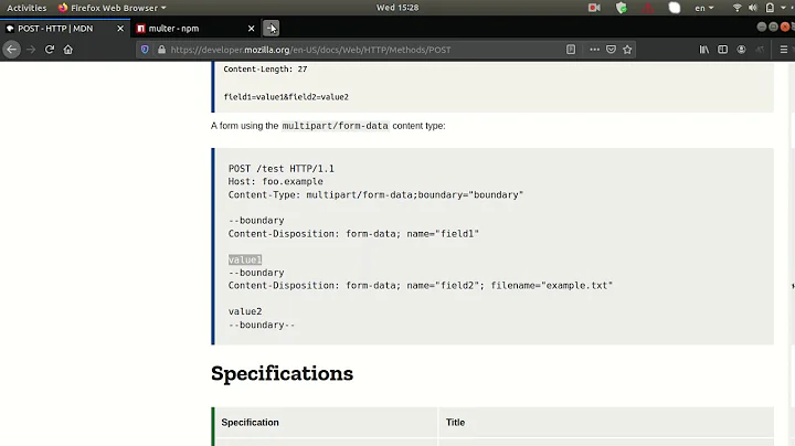 Raw Nodejs Multipart/form-data parsing part1