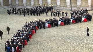 Hollande Pays Tribute To Airmen Killed In F-16 Crash