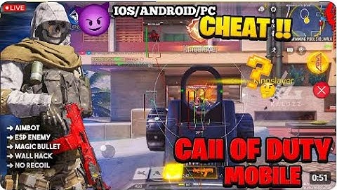 HACKMOD MENU APK COD MOBILE +WALLHACK +AIMBOT  ANDROID  IOS  PC CHEATS NO RECOIL CODM APP HACK