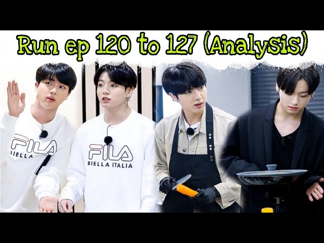 For Jinkook/kookjin Run ep 120 to 127 Analysis (BTS - 방탄 소년단) class=