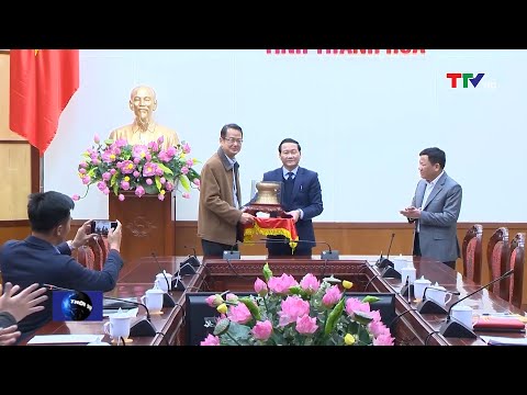 Chủ tịch UBND tỉnh Thanh Hóa Đỗ Minh Tuấn tiếp và làm việc với Tập đoàn Foxconn | PTTH Thanh Hóa