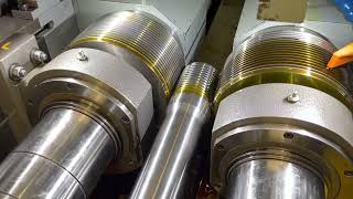Thread Rolling a M72 X 6 Double-Ended Shaft