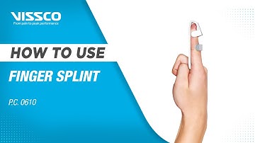 How to Wear & When to use Vissco Finger Splint – Baseball