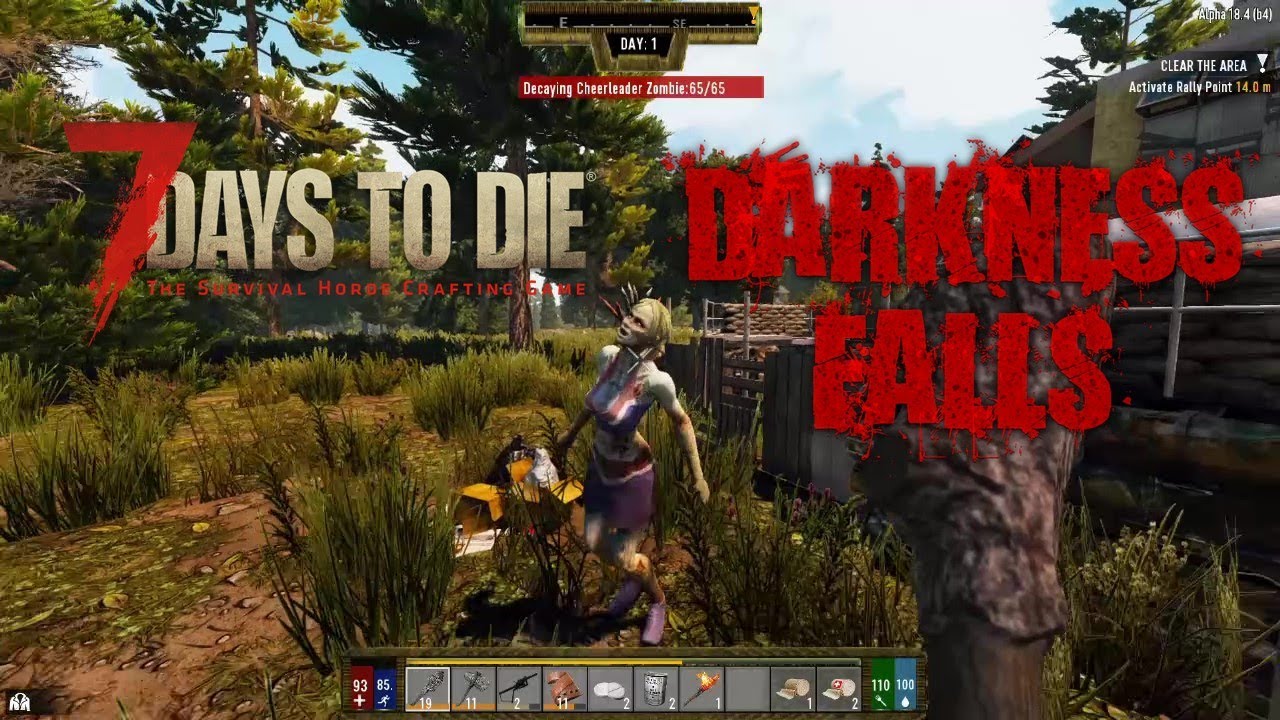 7 Days To Die Darkness Falls Day 1 YouTube 7 days to die darkness falls day 1 youtube