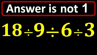Most People Get This Simple Math Question Wrong!