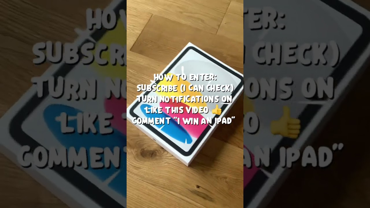 Giant giveaway (iPad 11) Good luck 🤞 