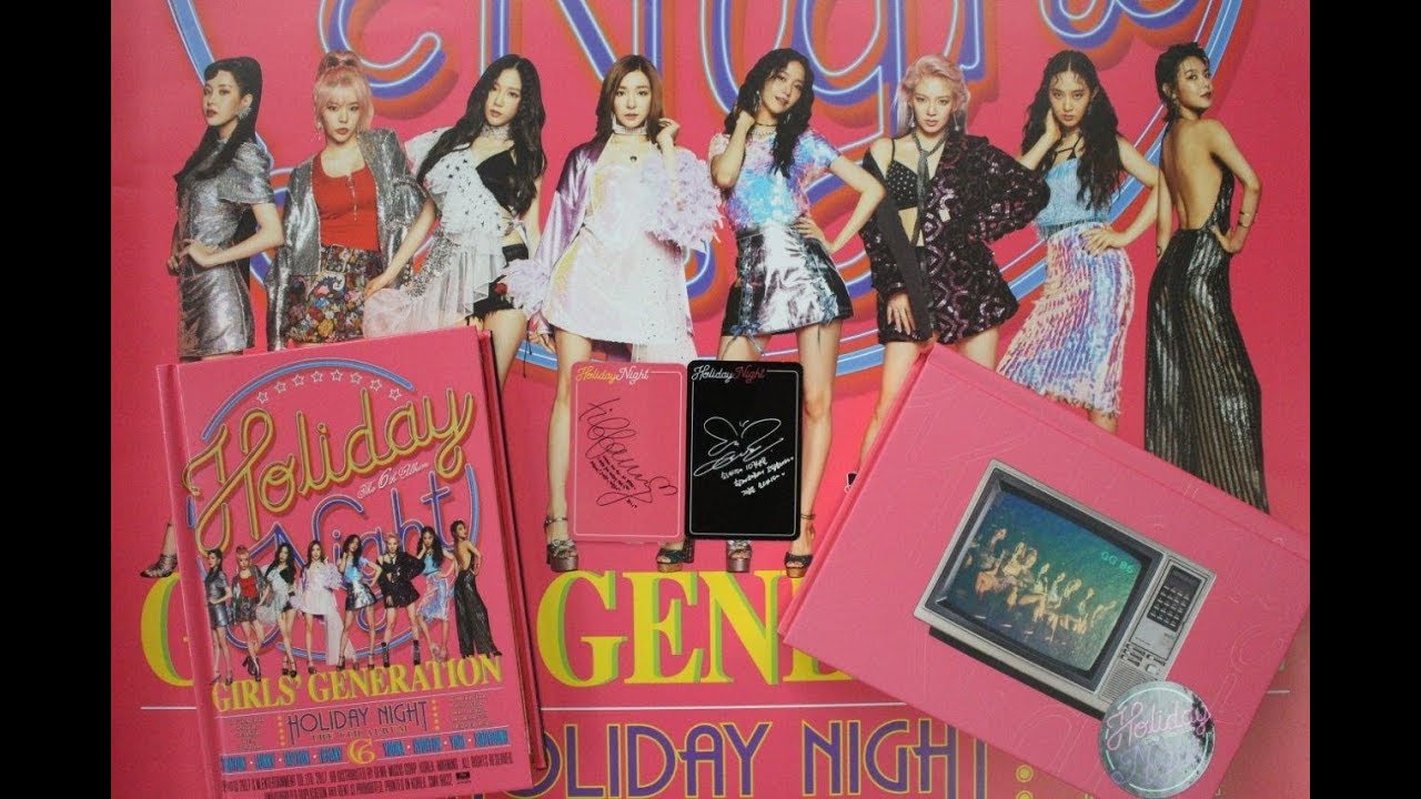 Unboxing Girls' Generation 6th Album "Holiday Night ...