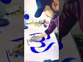 beautiful Allah name calligraphy in Arabic | calligraphy tutorial ✍️♥️#shorts