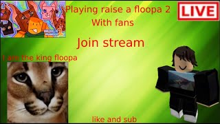 🔴ROBLOX LIVE🔴 Raise a Floppa 2 Multiplayer with people! (NEXT UPDATE FRIDAY!)