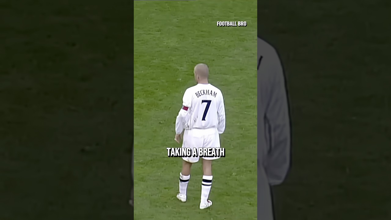 Beckham remembers his greatest England moment 😳