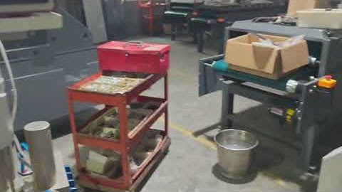 Fried chips box folder gluer machine