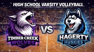 Timber Creek H.S. vs Hagerty H.S. 2026.03.26 Varsity Volleyball 