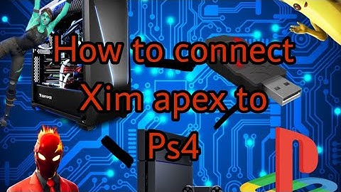 How to connect xim apex to ps4