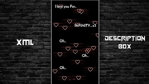 INFINITY X JAB TAK 💖 Xml File || New trend Xml file || Tik tok viral Xml @bongoroastingofficial 🖤