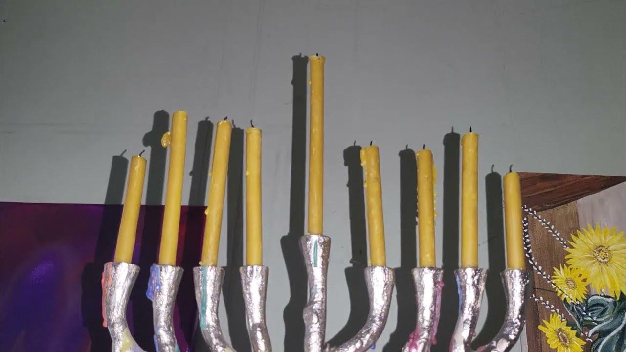 CANDLEMAS 100 Beeswax Blessed Candles 3 Days of Darkness