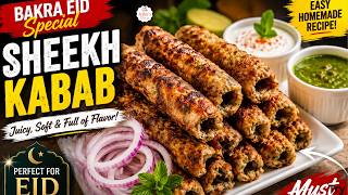 Bakra Eid Special Sheekh Kabab Recipe | Juicy & Soft Homemade Kababs #AghasKitchen screenshot 5