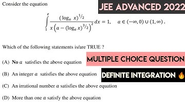 Jee Advanced 2022 Maths Solution Paper 1 Definite Integration🔥🔥| Jee Advanced 2022 Maths Question .