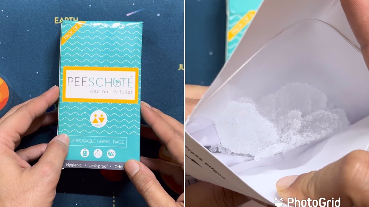 Shark Tank India Peeschute Dispsable Urinal Bags Review & Demo Pee