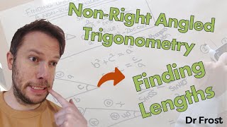 Determining Unknown Lengths of a Non-Right Angled Triangle - GCSE
