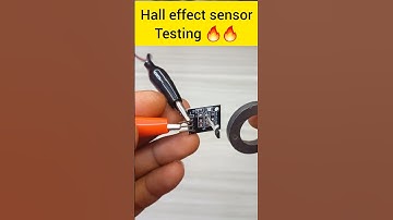 hall effect effect sensor 🔥 testing || HW-477 module testing || #electronic #trending #experimnent