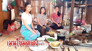 ติดเขากับสาวชนเผ่า #25 เมนูจากธรรมชาติจากรุ่นพี่สู่รุ่นน้องชาวไตกะเหรี่ยงบรรยากาศครึกครื้น