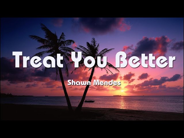 Shawn Mendes - Treat You Better (Lyrics) | Selena Gomez & Marshmello, Stephen Sanchez,Troye Sivan... class=